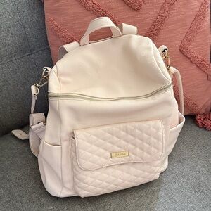 LULI BEBÉ MONACO DIAPER BAG | Pastel Pink
